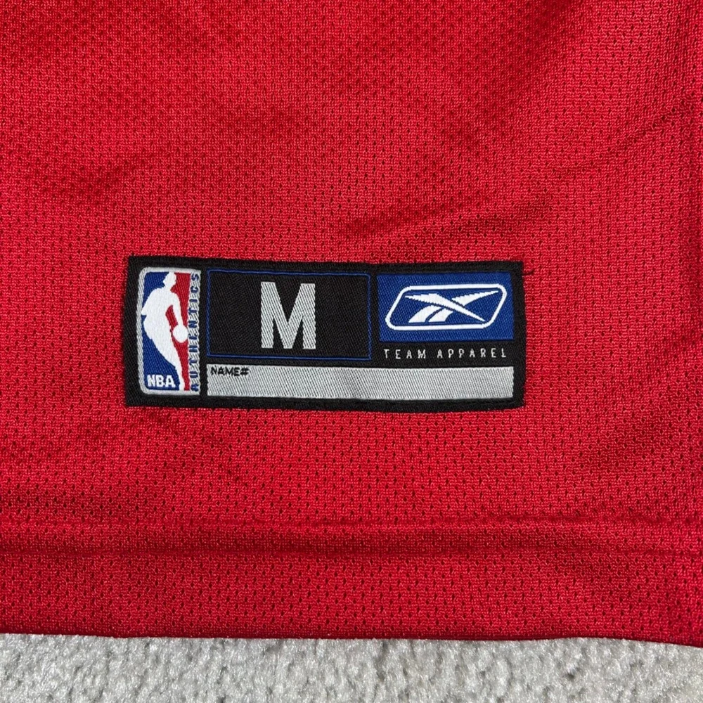Reebok Basketball Jersey Kids Medium 10-12 Red Houston Rockets McGrady 1 NBA